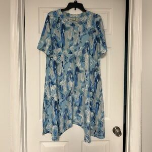 LOGO Lounge Blue and White Fun Dress